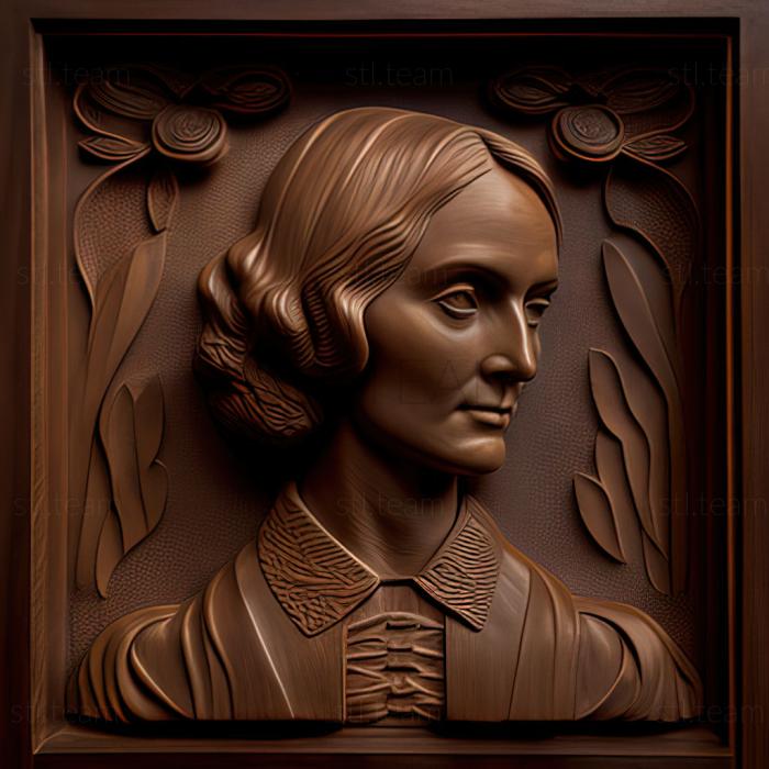 3D модель Джейн Эйр Шарлотта Бронте 1847 (STL)